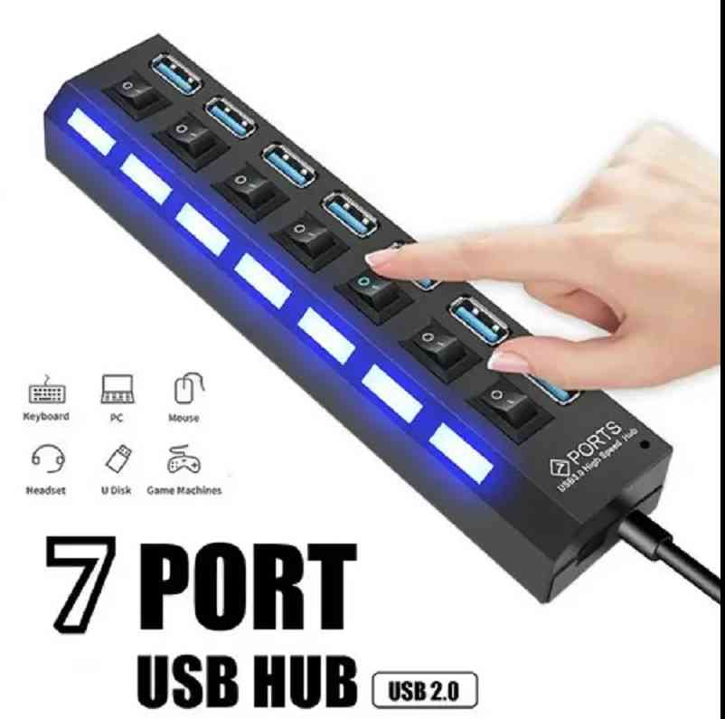 7 Port USB Hub